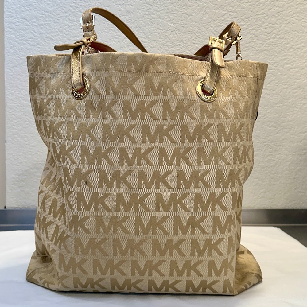 Michael Kors Gold Tote Bag